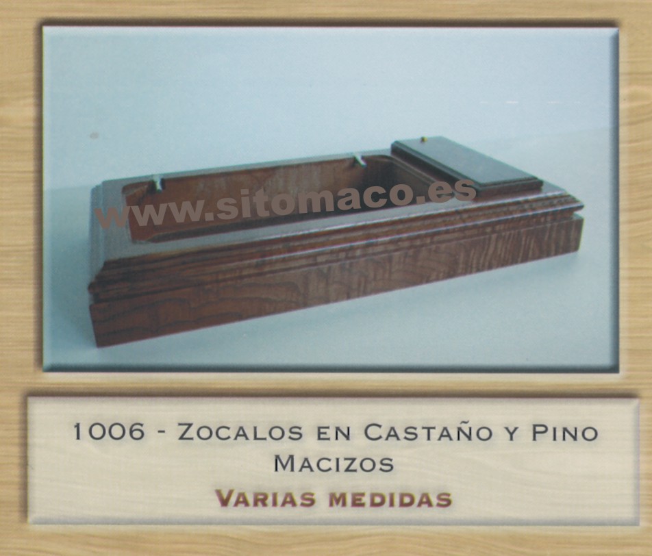 00 - ZOCALO DE MADERA MAQUINAS NEGRAS 00 - ZOCALO DE MADERA MAQUINAS NEGRAS